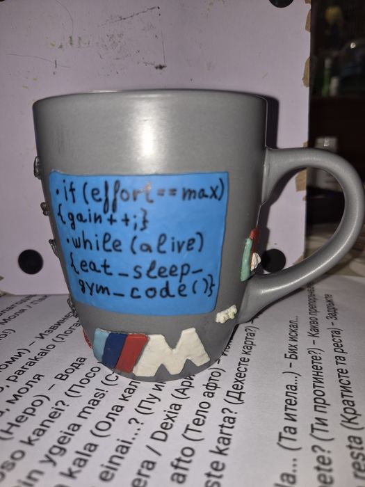 Чаша с полимерна глина