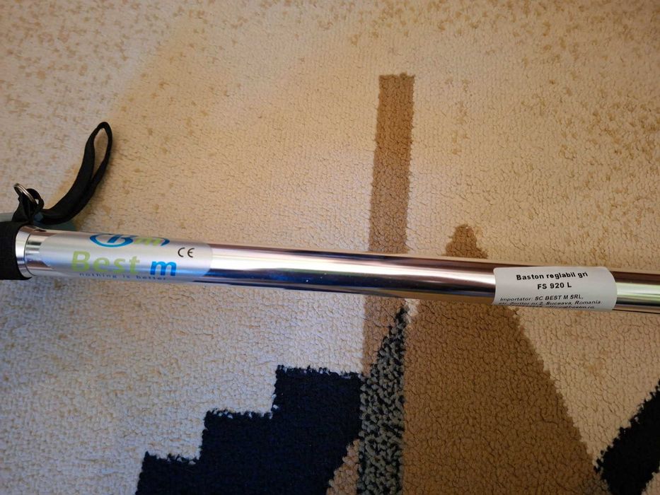 Baston reglabil gri