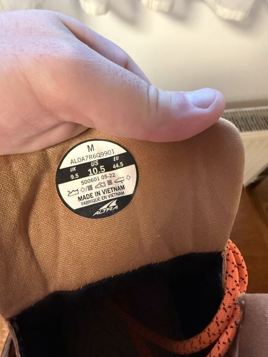 Ghete altra olympus hike gore tex 44.5 28cm