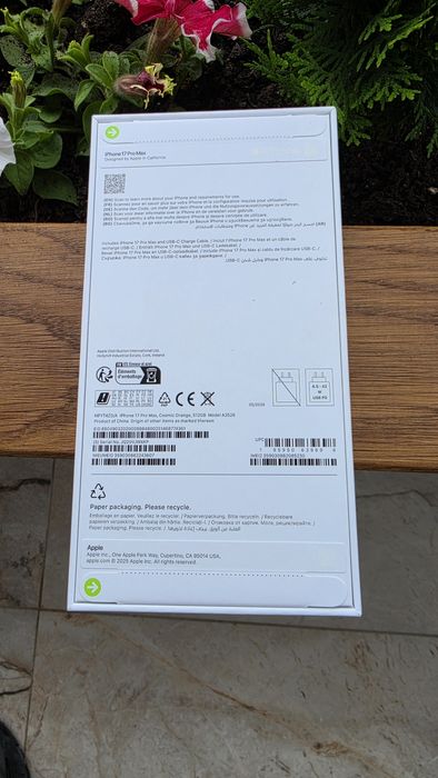 Iphone 17ProMax 512Gb**НЕРАЗПЕЧАТАН