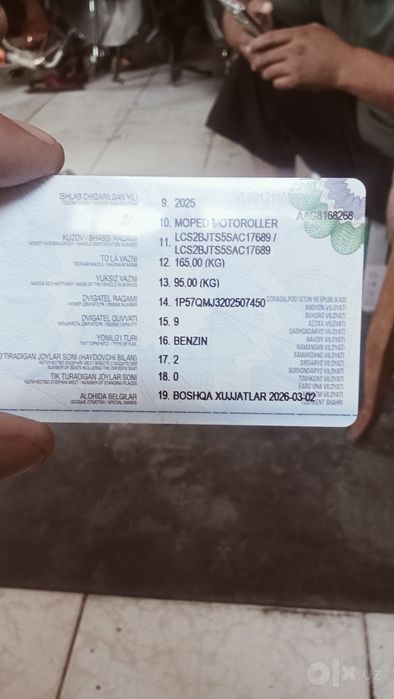 Tank sukuter sotiladi