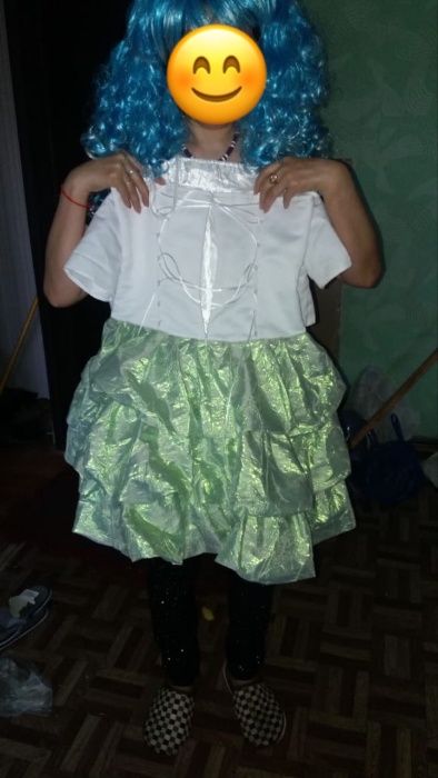 Парик с платьем