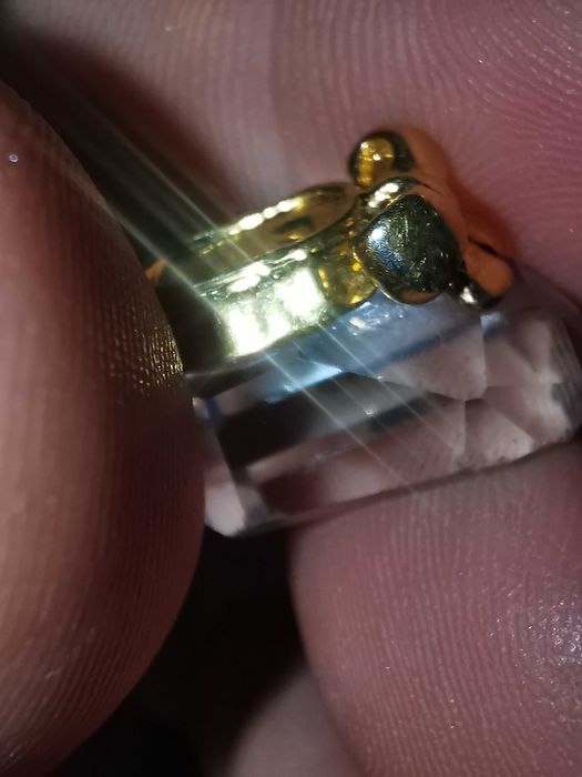 Pantofi de cristal Swarovski placați cu aur