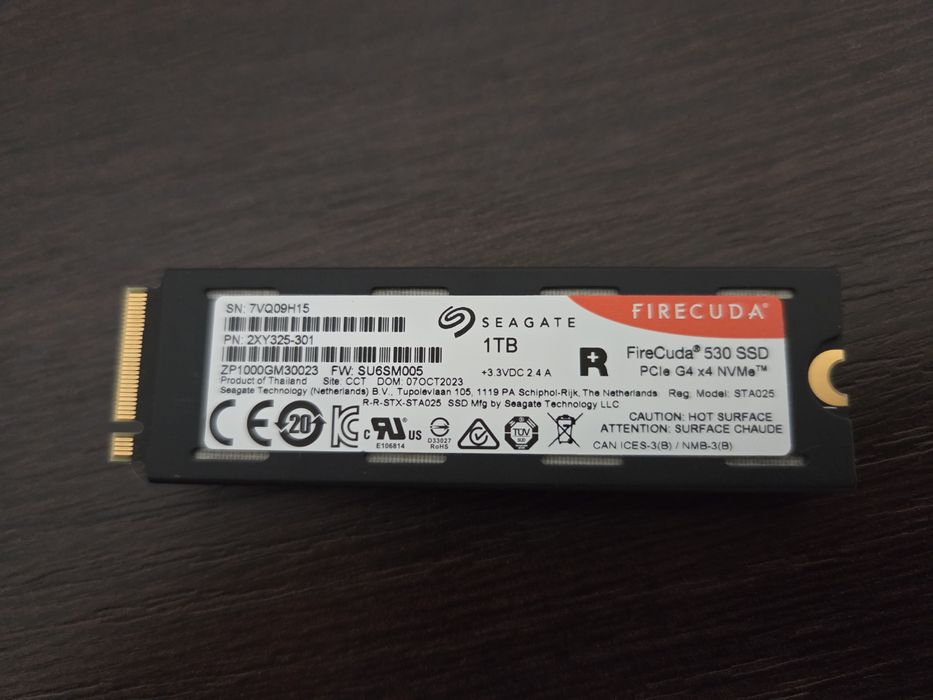 SSD Seagate FireCuda 530 Heatsink 1TB compatibil PS5
