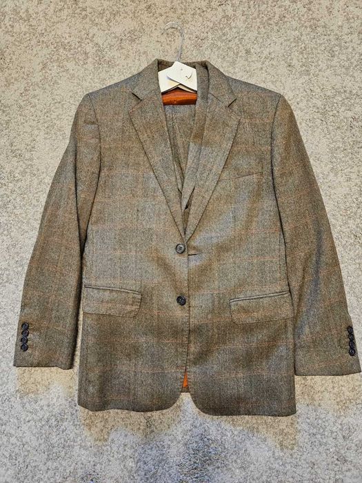 Costum barbati 3 piese Rever lana 100%