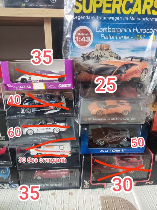 Модели 1/43 колекционерски