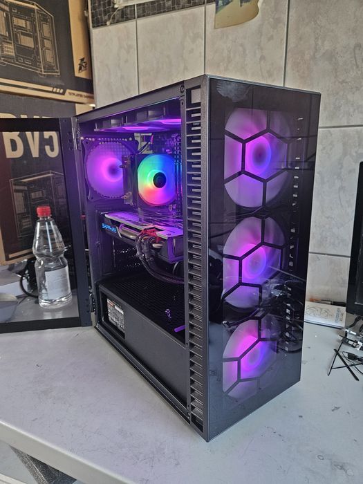Unitate PC Gaming i7 4790 video 4GB RX 570 16GB RAM SSD
