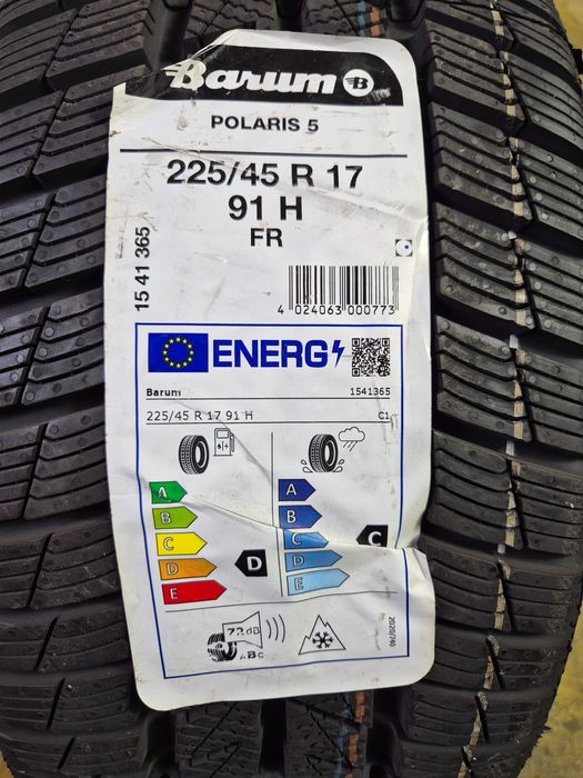 1 Anvelopa de IARNA - 225/45/17 - BARUM - NOUA - DOT 2021