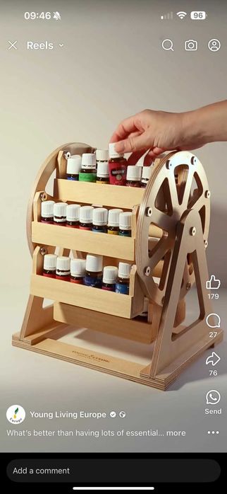 Suport rotativ uleiuri esentiale