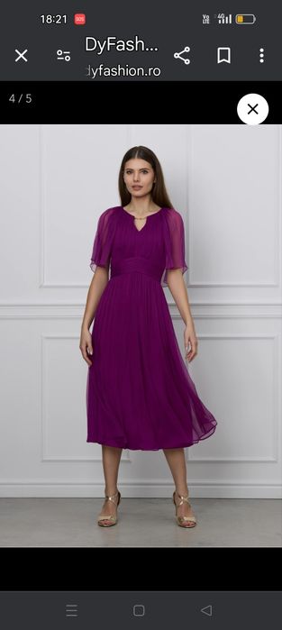 Rochie mătase naturala