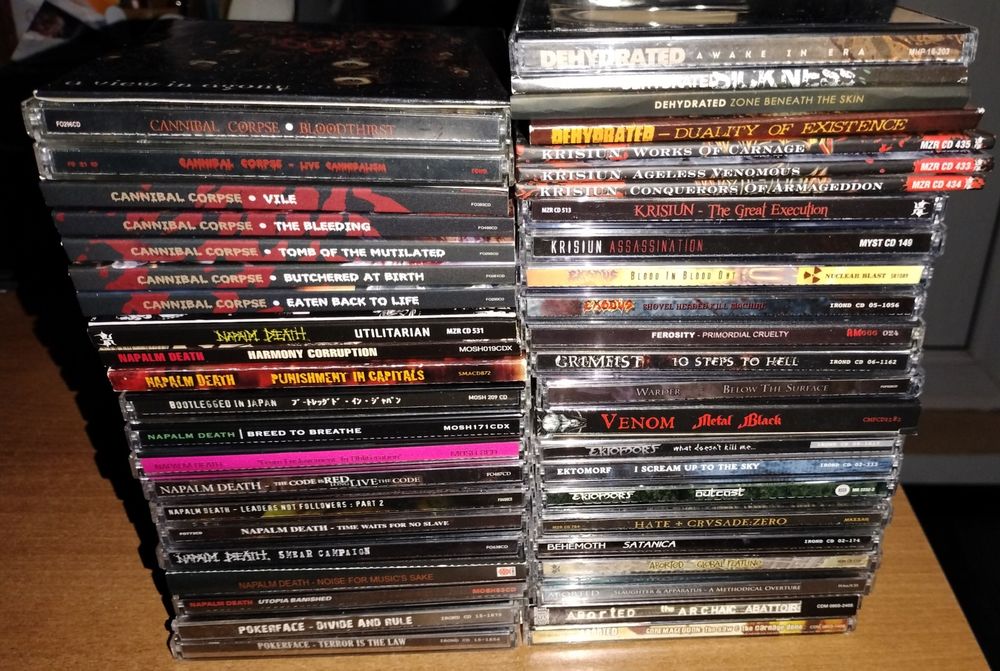 Продам metal CD/DVD диски (альбомы, концерты)