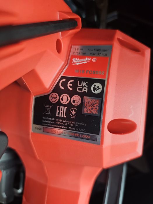 Circular milwaukee m18 FCS552