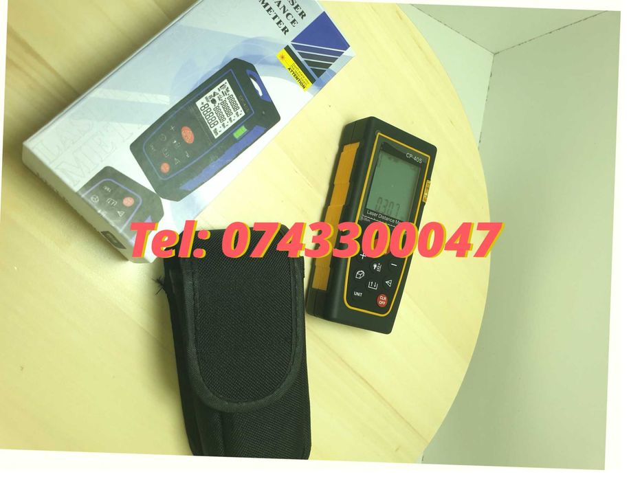 Telemetru Laser Profesional 40 M Precizie  2mm Protectie Ip54 p