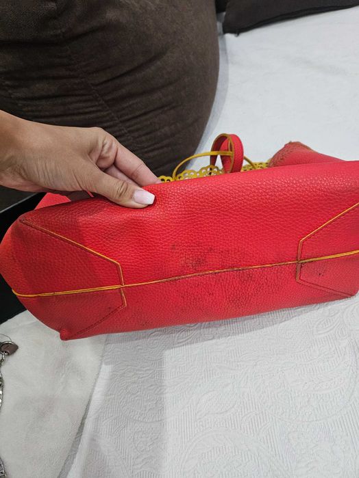 Дамска червена чанта