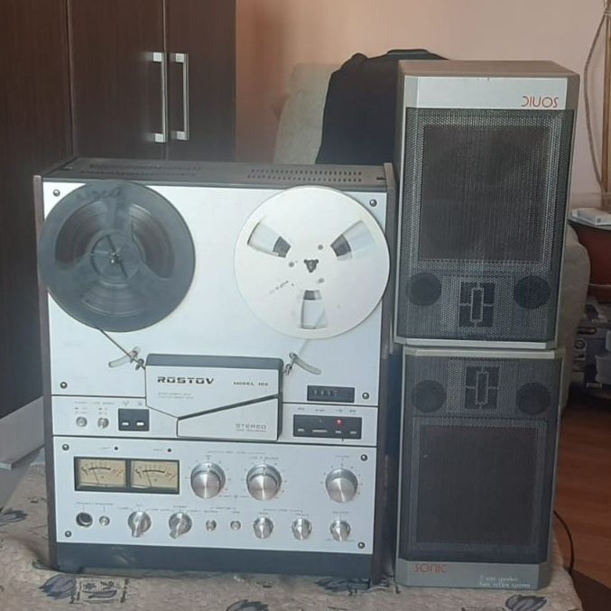 Magnetofon Rostov 105 + 2 boxe