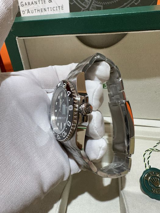 Ceas Rolex GMT-MASTER II Silver/Black Dial