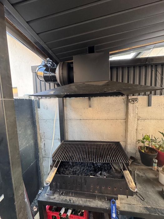 Hota tabla de 2mm cu burlan de 3 metri si motor ventilator