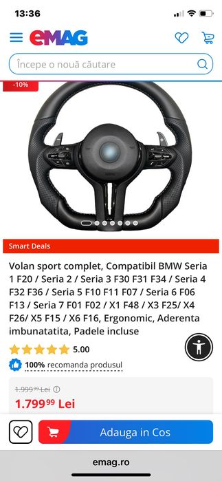 Volan m-sport bmw f30