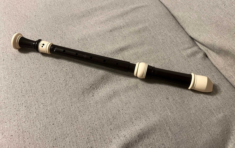 Flaut dulce Bressan Alto Zen-On, baroc, cu husă originală