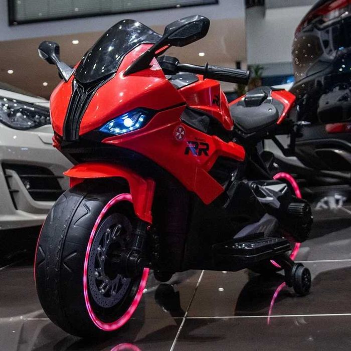 Детски Акумулаторен Мотор B919, 90W, 12V/12Ah, LED система в колелото