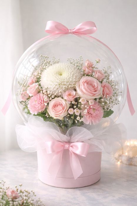 Подарок на 8 марта букет в шарике