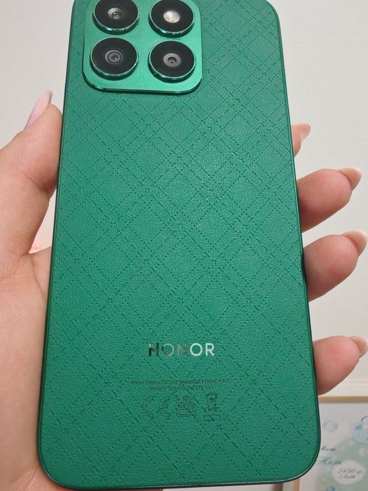 Honor X8b кожен зелен гръб