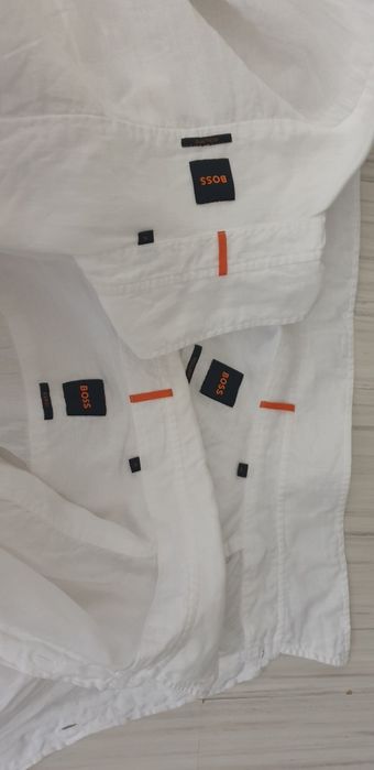 Hugo Boss Relegant_6 Len Regular Fit Mens Size M / XL НОВО! ОРИГИНАЛ! Мъжки Ленени Ризи.