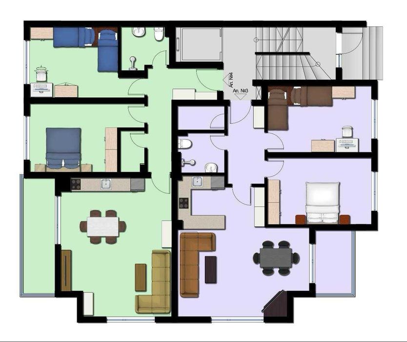 Продава се Тристаен апартамент в Благоевград, Идеален център - 99 кв.м за 1152 €/кв.м - Снимка #2