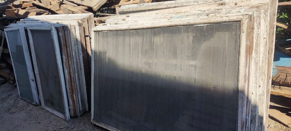 Продам оконные рамы советские деревянные, б/у