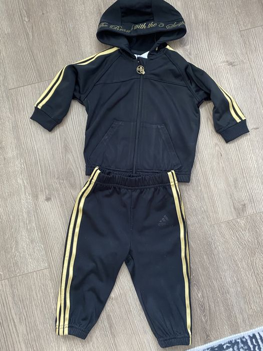 Trening Adidas bebeludi negru marimea 68