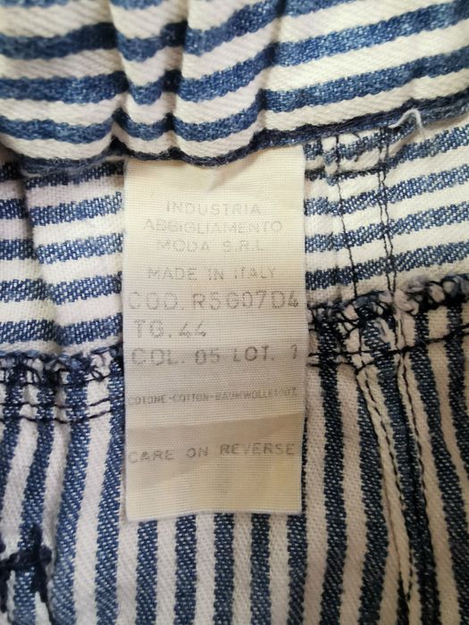 Armani Jeans Vintage Made in Italy – Fustă Denim Dungată S