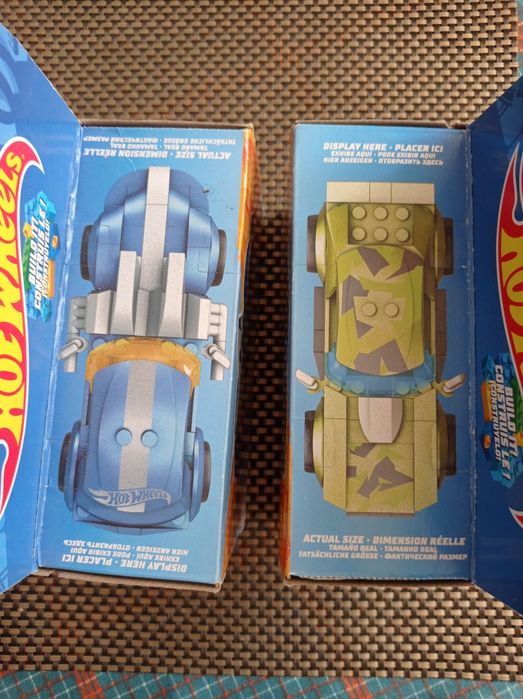 Конструктор- машинка,фигурка водителя Hot Wheels