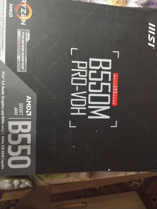 Placa de baza MSI B550M PRO-VDH