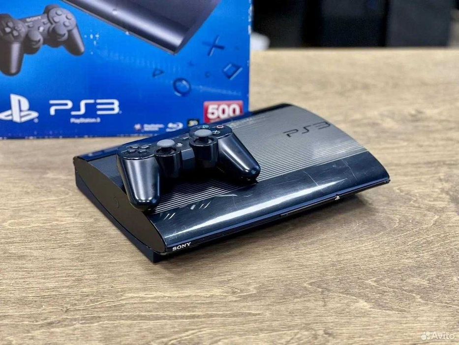 PlayStation 3 Super Slim 500 гб / Прошитый / Игры