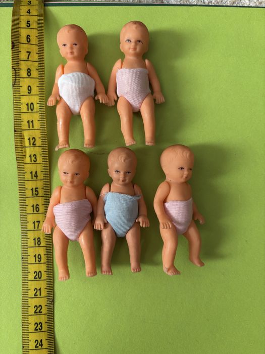 Малки немски гумени кукли 7 см