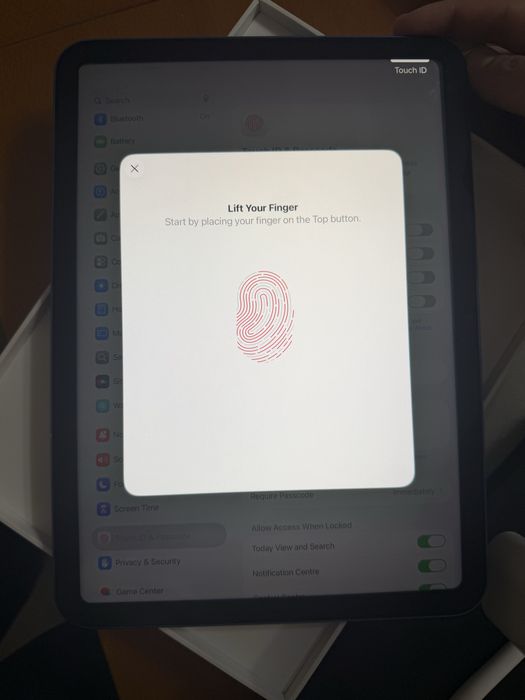 Прекрасен iPad 10 син пълен комплект