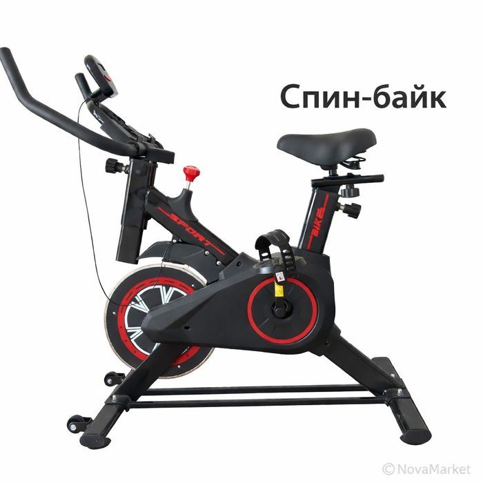 Велотренажер домашний магнитный с дисплеем