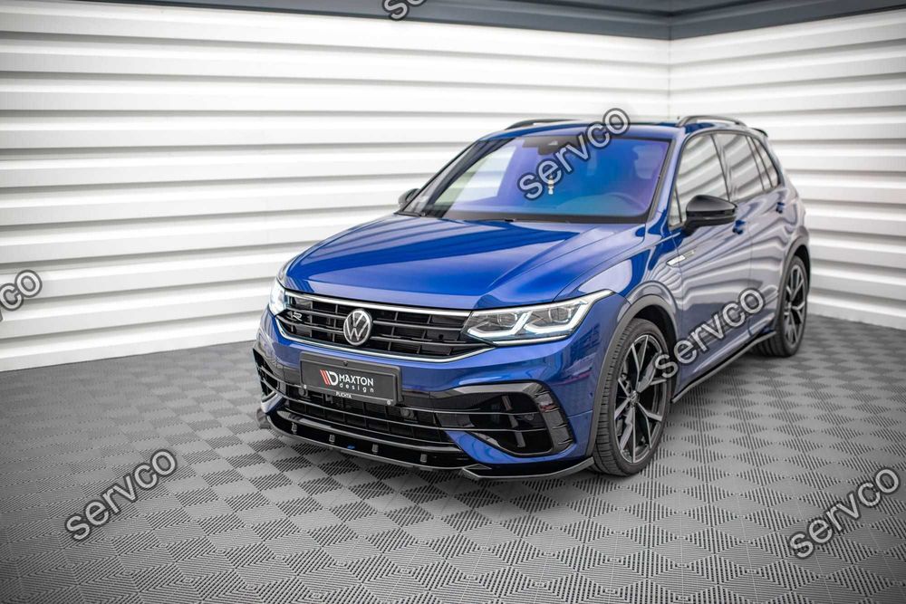 Prelungire splitter bara fata Volkswagen Tiguan R R-Line Mk2 Facelift 2020- v4 - Maxton Design
