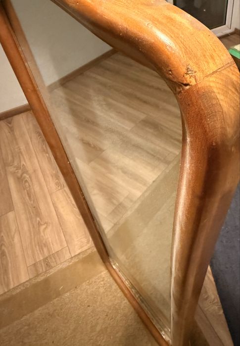 Oglindă Vintage Chippendale 1985 - Lemn Curbat - Piesă de Colecție