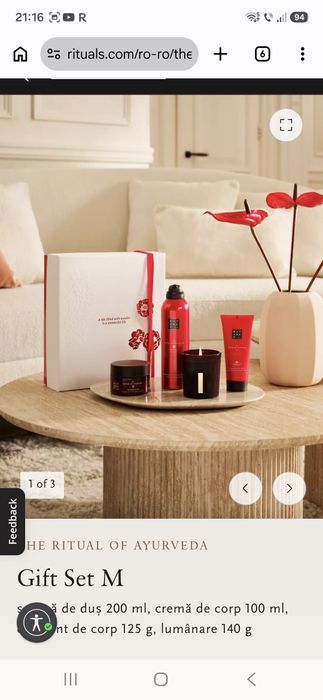 Vand set cosmetic rituals