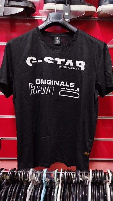 Оригинална тениска G-Star Raw Originals XL  нова мъжка черна