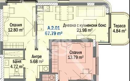 Продава се Двустаен апартамент в Китен - 67 кв.м за 1283 €/кв.м - Снимка #1