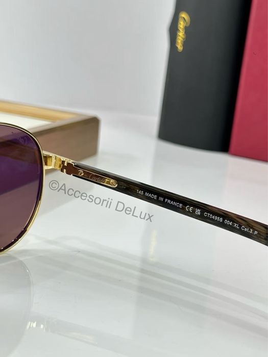 Ochelari de Soare Cartier Aviator [Verificare Colet]Noi Full Box