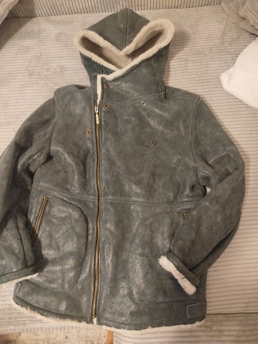 Geacă de piele cu blanā pt femei