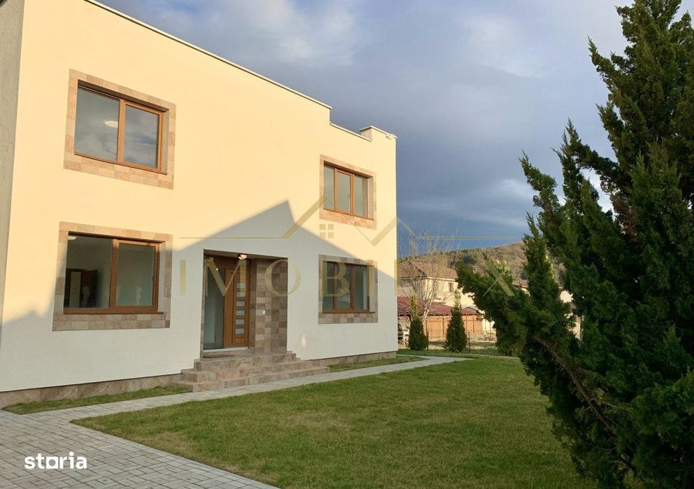 Casa individuala, 5 camere, 151mp, teren 430mp, mobilata modern, Gilau