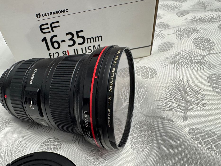 Canon EF 16-35 f2.8L II USM impecabil pachet complet