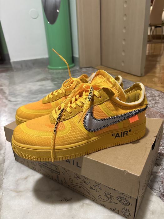 Nike off white жълти 39