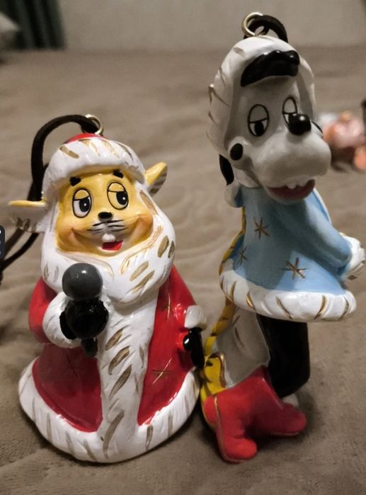 Мишка -елочная игрушка-статуэтка