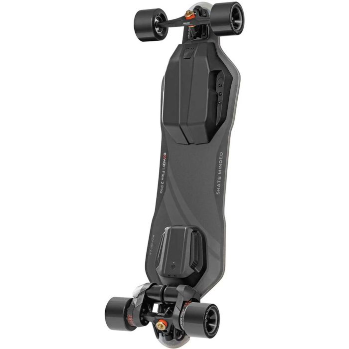 Skateboard Electric Exway Flex 2 Pro Hub 2520W, 50 km/h, 45 km autonomie, RGB, telecomandă, negru