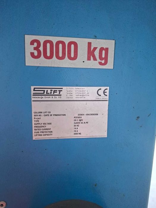 Двуколонен винтов подемник горна синхронизация S lift